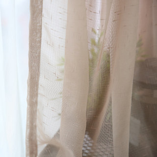Notting Hill Mocha Luxury Sheer Curtain 3