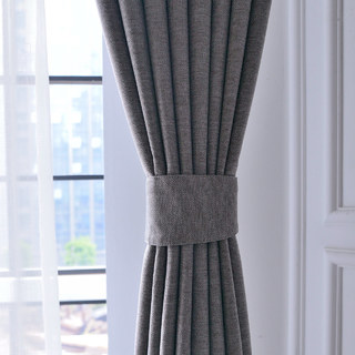 Sleek City Gray Blackout Curtain 6