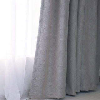 Subtle Spring Silver Gray Colour Curtain 4
