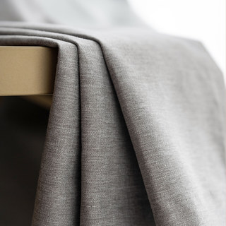 Herringbone Gray 100% Blackout Curtain 10