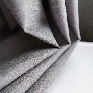 Herringbone Gray 100% Blackout Curtain 9