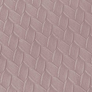Scandinavian Basketweave Textured Pink Velvet Blackout Curtain