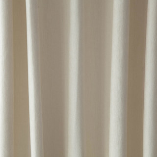 Exquisite Matte Cream Off White Chenille Curtain 2