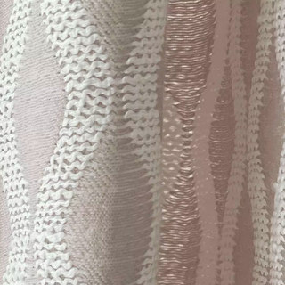 Enchanted Ogee Shimmering Geometric Light Gray Taupe Curtains 5
