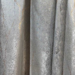 Gold Branches Luxury Jacquard Gray Curtain 2