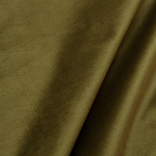 Fine Olive Green Velvet Curtain 3
