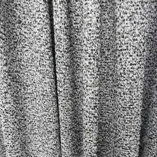 French Chic Black & White Heavy Sheer Curtain 2