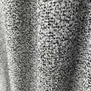 French Chic Black & White Heavy Sheer Curtain 3
