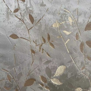 Golden Grove Luxury Jacquard Silky Cream Gold Curtain 5