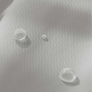 Avila Waterproof Textured Ash Gray Outdoor Sheer Curtain