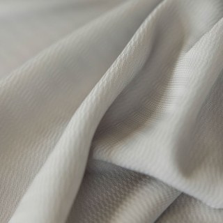 Avila Waterproof Textured Ash Gray Outdoor Sheer Curtain 3