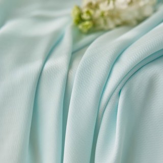 Avila Waterproof Textured Light Blue Outdoor Sheer Curtain 3