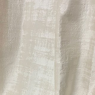 Premium Textured Cream Off White Velvet Curtain 5