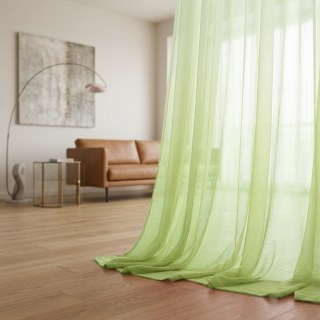 Candy Land Ombre Green Voile Curtains 2