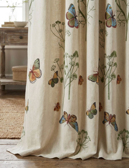 Embroidered Curtain