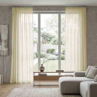 Silk Waterfall Cream Chiffon Sheer Curtain 3