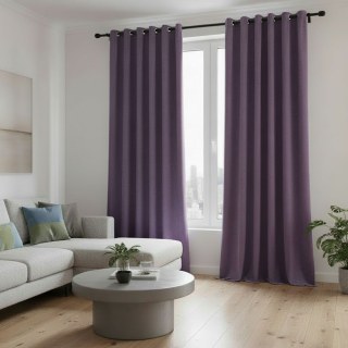 Cascade Matte Purple Lavender Velvet Curtains 2