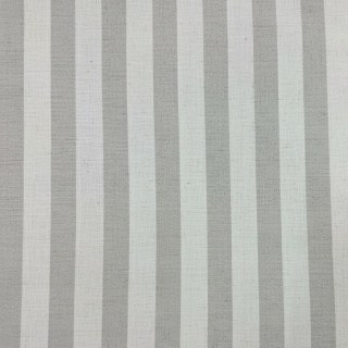 Coastal Weave Pebble Gray Striped Natural Linen Cotton Blend Curtains