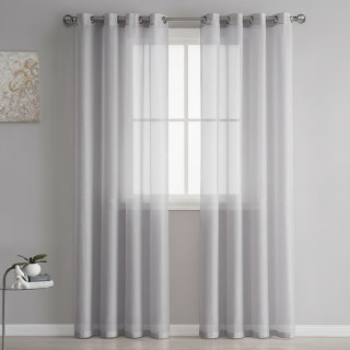 Luxe Light Gray Sheer Curtain