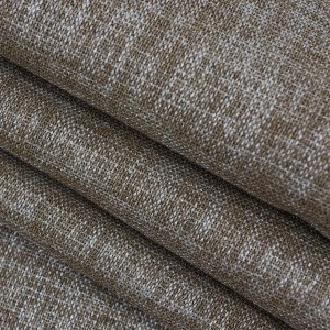 Regent Leinen-Optik Dunkelgrauer Vorhang