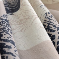 Block Leaf Navy Blue Curtain
Blockblatt Marineblau Vorhang 4