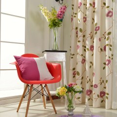 Floral Journey Pink Stickstoffvorhang 7