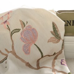 Duftbraune Zweig Stickerei Vorhang 5