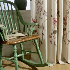 Duftbraune Zweig Stickerei Vorhang 3