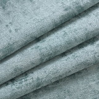 Luxuriöser Enteneier-Salbeigrün Chenille-Vorhang