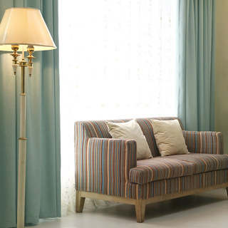 Zartes Frühlings-Türkisgrünes Vorhang 2