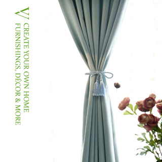 Zartes Frühlings-Türkisgrünes Vorhang 3