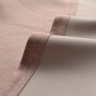 Blackout Zickzack-Köper in der Farbe Mocha Vorhang 6