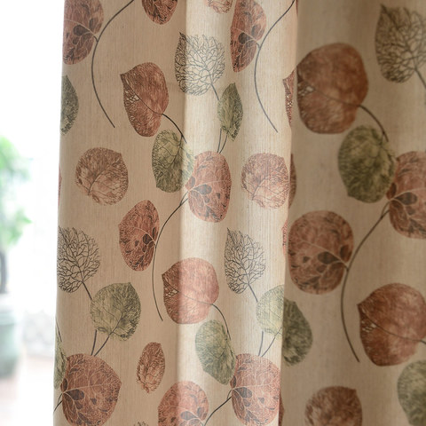 Der Eucalyptus Moment Braun Blätter Vorhang 1