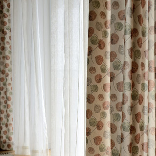 Der Eucalyptus Moment Braun Blätter Vorhang 2