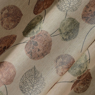 Der Eucalyptus Moment Braun Blätter Vorhang 6