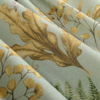 Einzigartiger rustikaler Glen Grün Vorhang 6