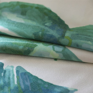 Tropische Dschungel-Palmen-Grün-Blätter Vorhang 7