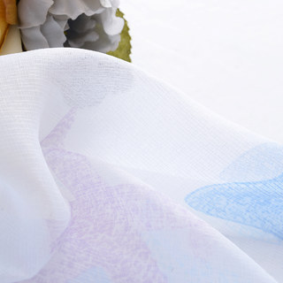 Seestern Babyblau Transparenter Voile Vorhang
