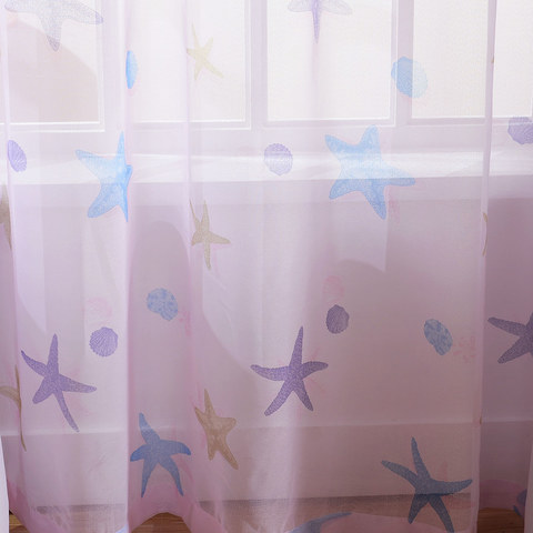 Starfish Baby Pink Sheer Voile Curtain
Starfish Baby Pink Transparenter Voile Vorhang 1
