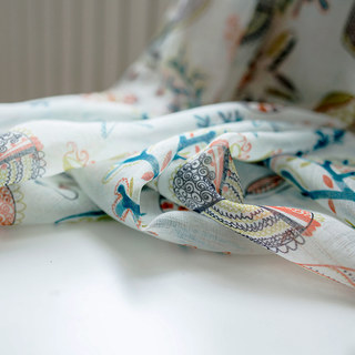 Seaside Spirit Mehrfarbige Marine Voile Vorhänge 2