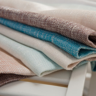 Sea Breeze Cocktail Kokosnussschale Braun und Küstenblau Gestreifte Gardine 4