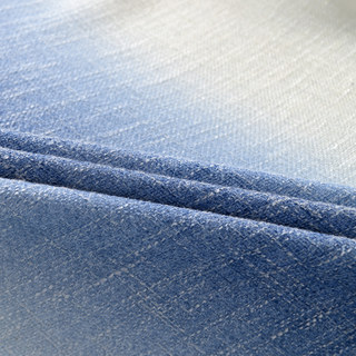 Sea Breeze Cocktail Sea Blue und Coconut White gestreifter Vorhang 5