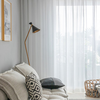 Sanfter Kokosweiß Voile Vorhang - Das Wesen des Naturdesigns 3