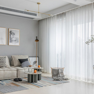 Sanfter Kokosweiß Voile Vorhang - Das Wesen des Naturdesigns 2