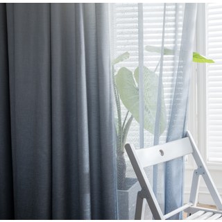 Die perfekte Mischung Ombre grauer Vorhang 2