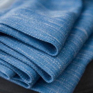 Die perfekte Mischung Ombre Saphirblau Vorhang