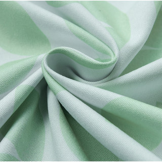 Gemütliche Stimmung Mid-Century Modern Blattmuster Leichte Mintgrüne Gardine 9