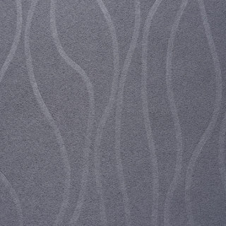 Gewellte Wellen Superdicker Hellgrauer 100% Verdunkelungs-Vorhang