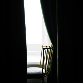 Gekräuselte Wellen Superdicker Olivgrüner Verdunkelungsvorhang 15