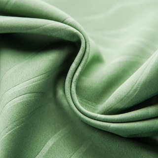 Gekräuselte Wellen Superdicker Olivgrüner Verdunkelungsvorhang 14